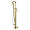 CURVED FREESTANDING BATHTUB FAUCET - GOLD