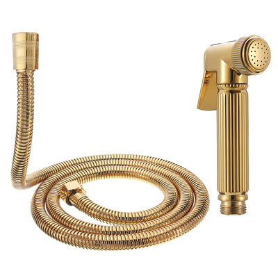 Copper Bathroom Portable Bidet Sprayer Handhold Toilet Bidet w/ 1.5m Stainless Steel Hose